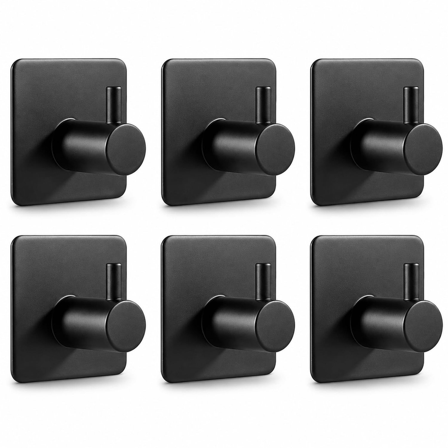 Set van 6 Zelfklevende Wandhaken voor Thuisgebruik