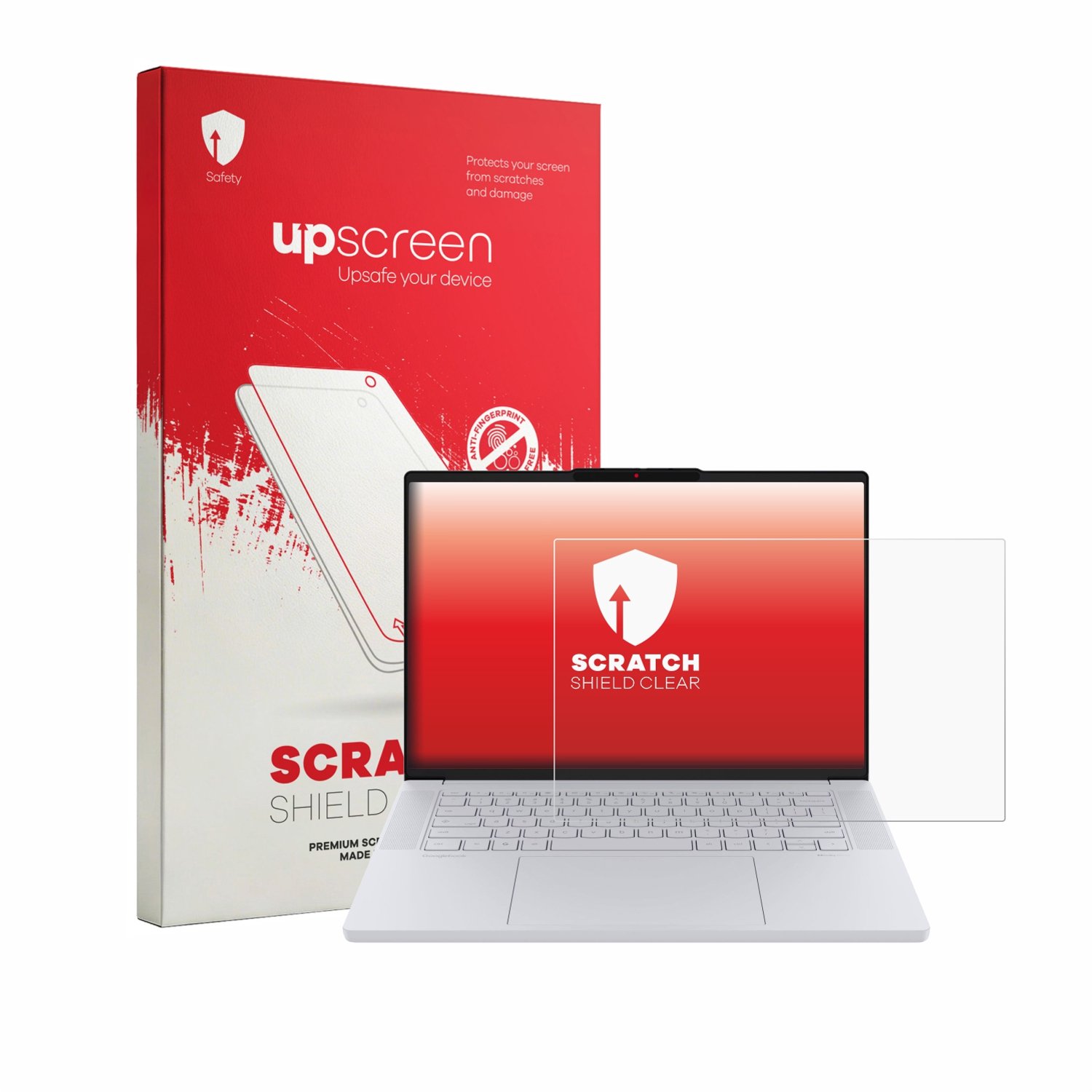 upscreen - Screenprotector voor Lenovo Googlebook 15 - Folie Beschermfolie transparant
