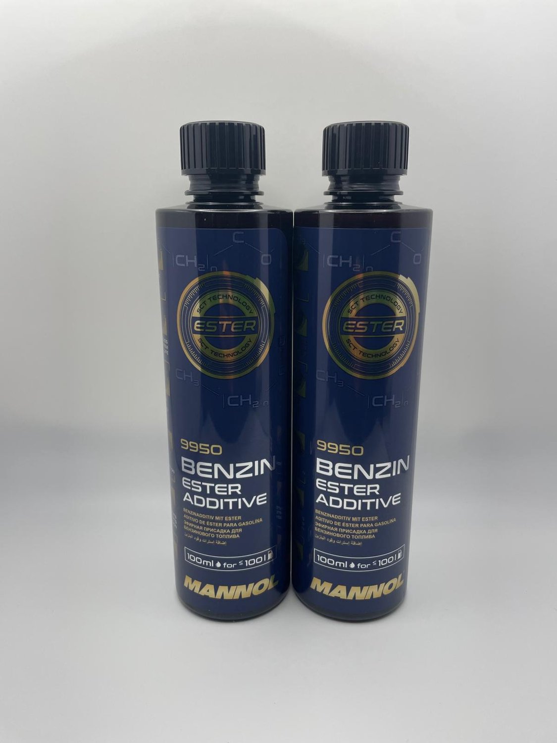 2 Stuks Benzin Ester Additive 450ml Mannol 9950 / BPC AUTOPARTS