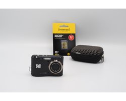 Kodak Pixpro FZ45 - Compactcamera - Zwart - + 32GB geheugenkaart - + Tas