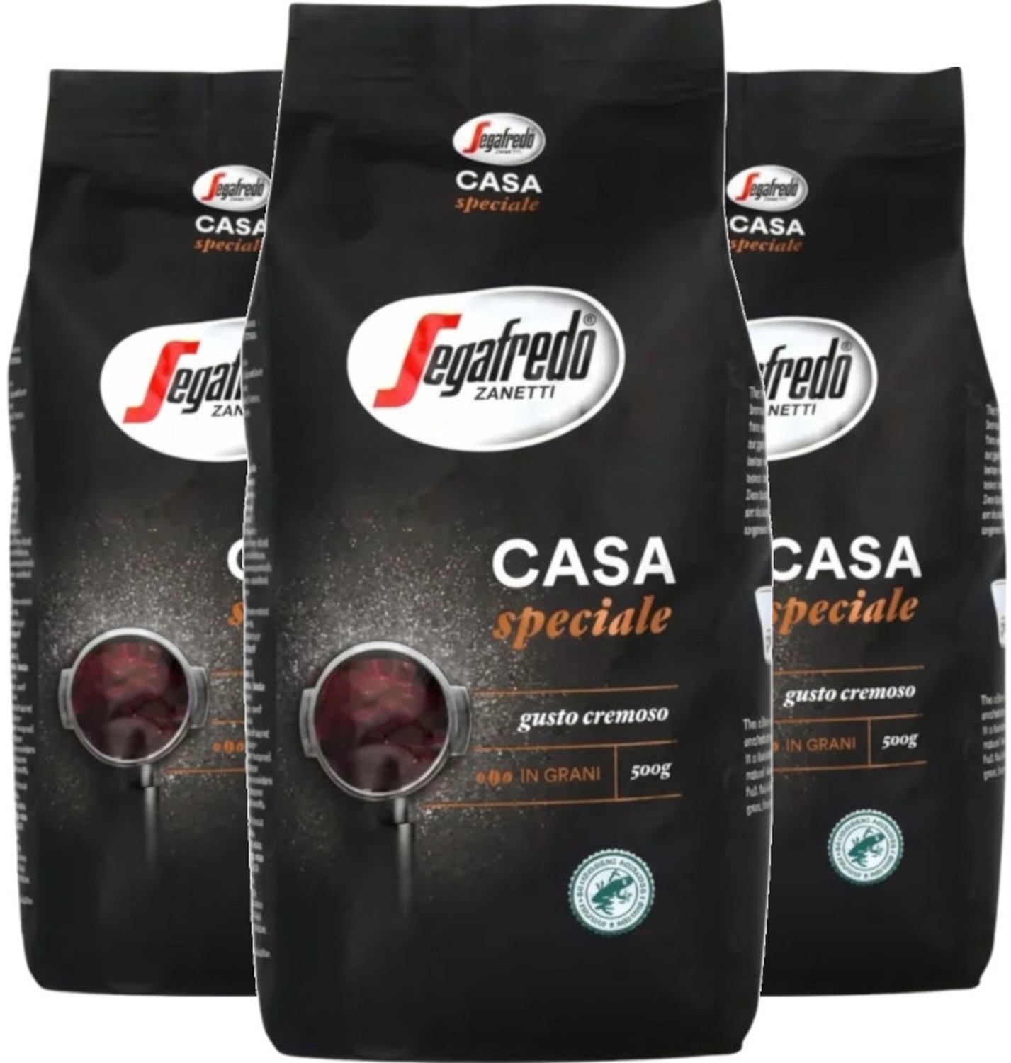 Segafredo Casa Speciale Gusto Cremoso - Multipack - Koffiebonen - 1500g (3x500g)