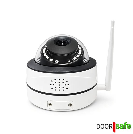Doorsafe 3125 | 4MP Dome Beveiligingscamera met 12 infrarood LED’s | type ‘dome’ | metalen behuizing | voor buiten | internet via 2,4 & 5 Ghz WiFi & Netwerkkabel | met ONVIF — afbeelding 2