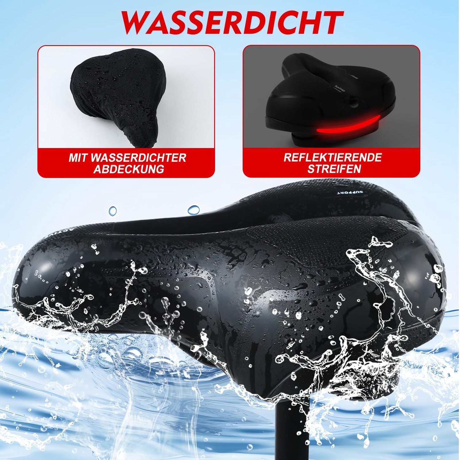 Ergonomisch Fietszadel van Zacht Geheugenfoam