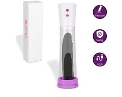 TipsToys® Elektrische Penispomp - Diverse Zuigstanden – Penisvergroter Penis Pomp voor Erectieverbetering – Vacuüm Pomp Voor Mannen