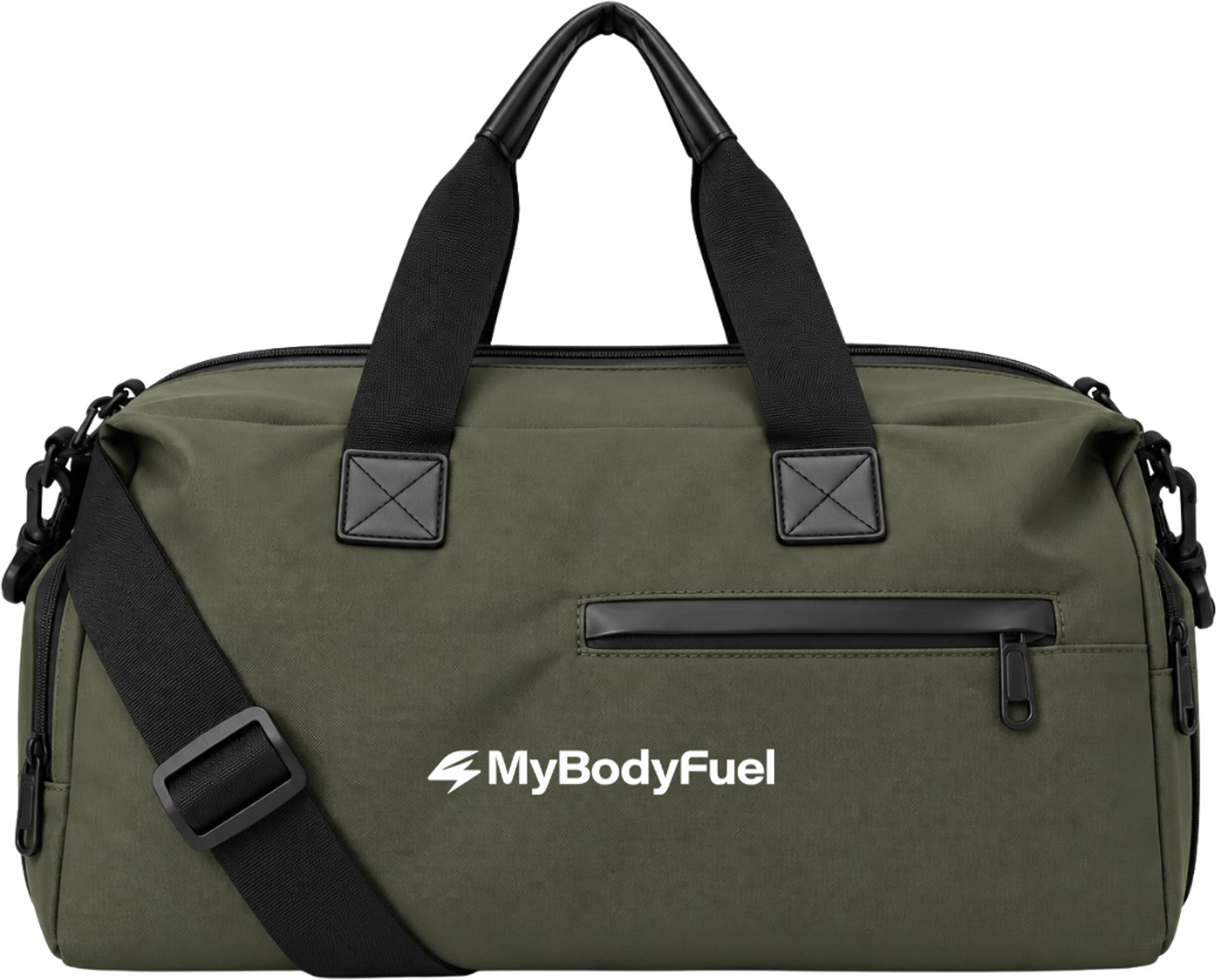 MyBodyFuel - Sporttas met Schoenenvak - Gymtas voor Dames & Heren - Groen