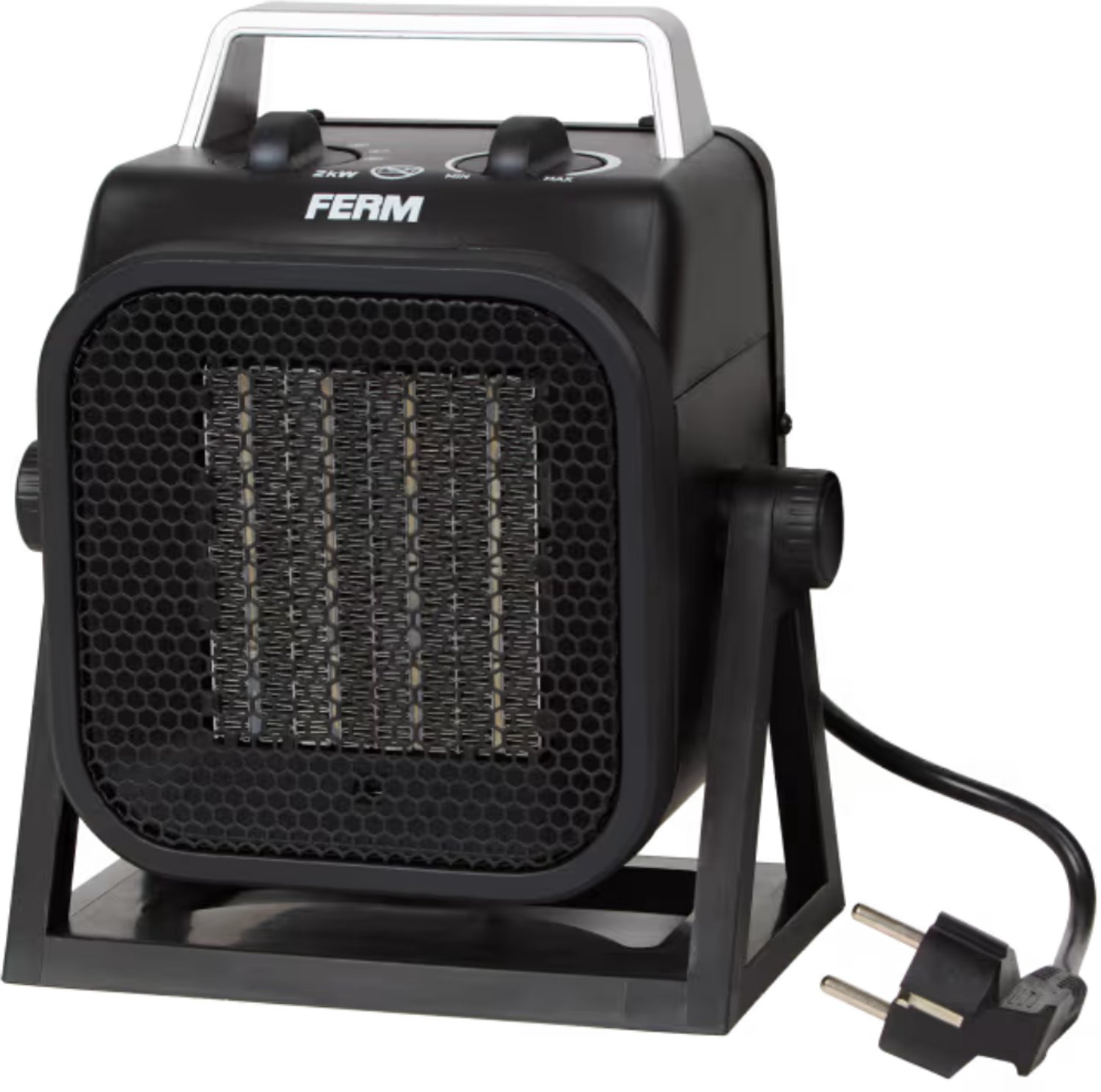 FERM Kachel - Oranje - Elektrisch - Keramisch - 2000w