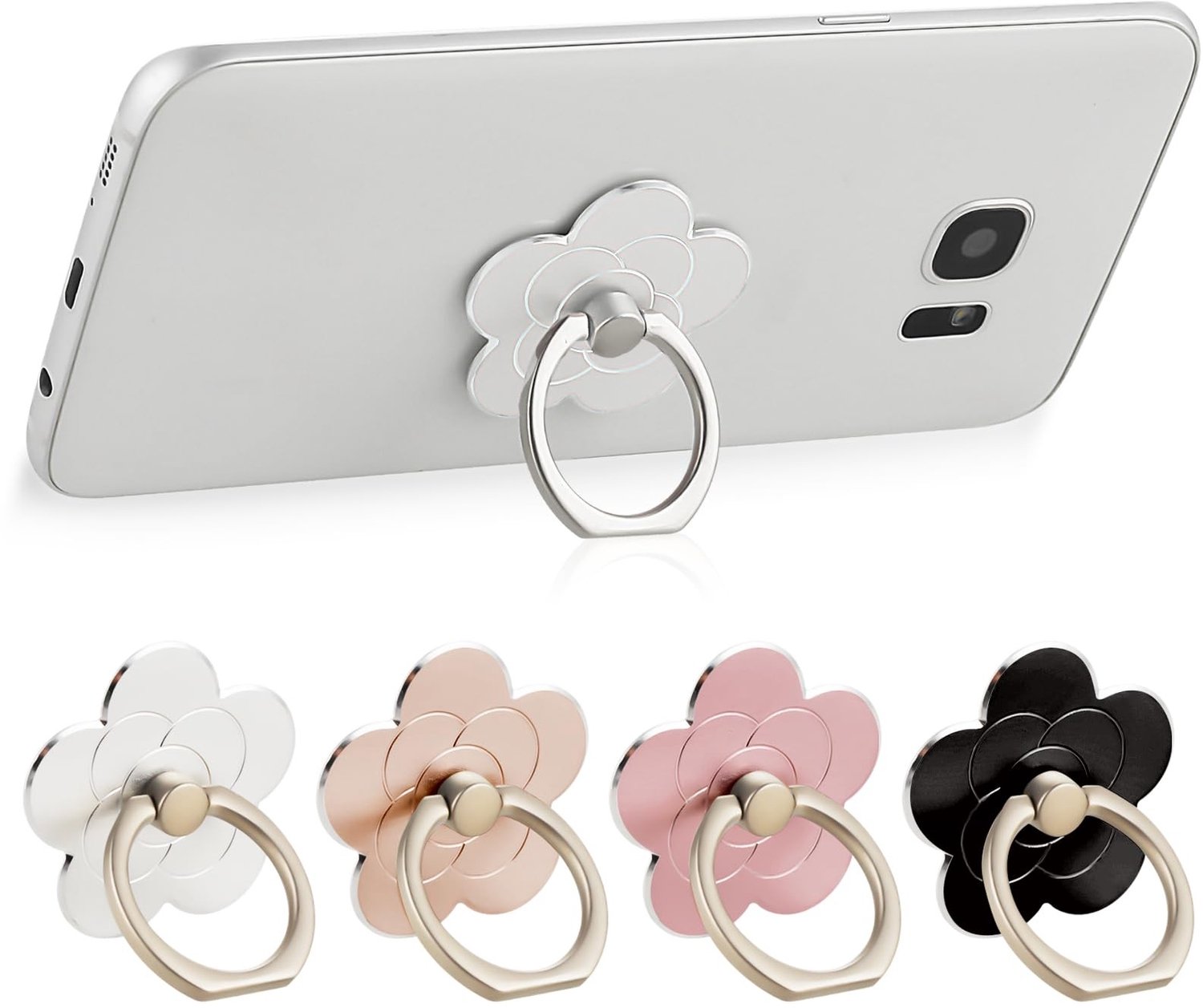 Set van 4 Telefoon Ringhouders met Kickstand