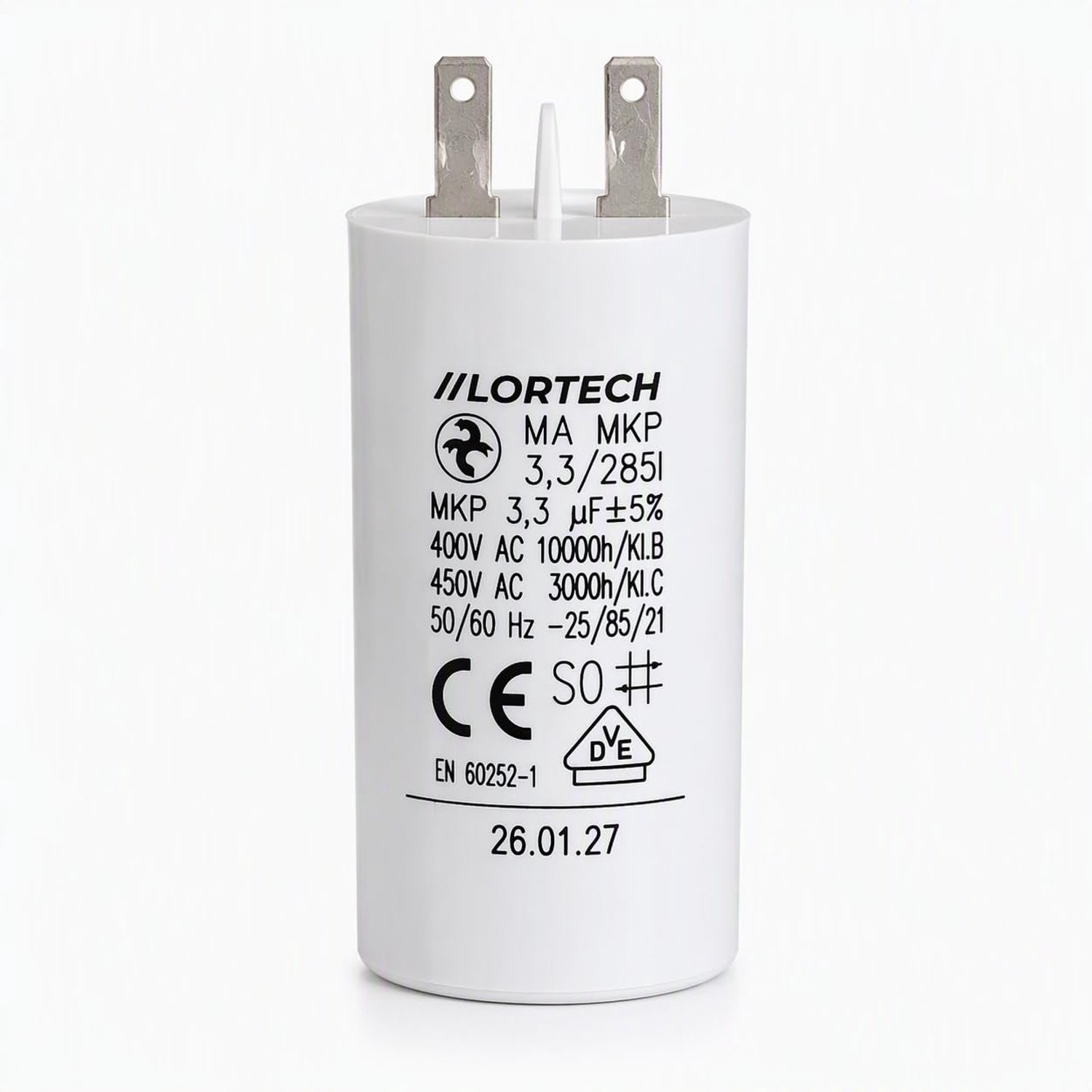 Capacitor 3.3µF voor Rolluiken en Zonwering