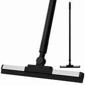 BOTC Vloertrekker Telescopisch - 74-136 cm - 52 cm Breed - Zwart