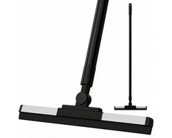 BOTC Vloertrekker Telescopisch - 74-136 cm - 52 cm Breed - Zwart
