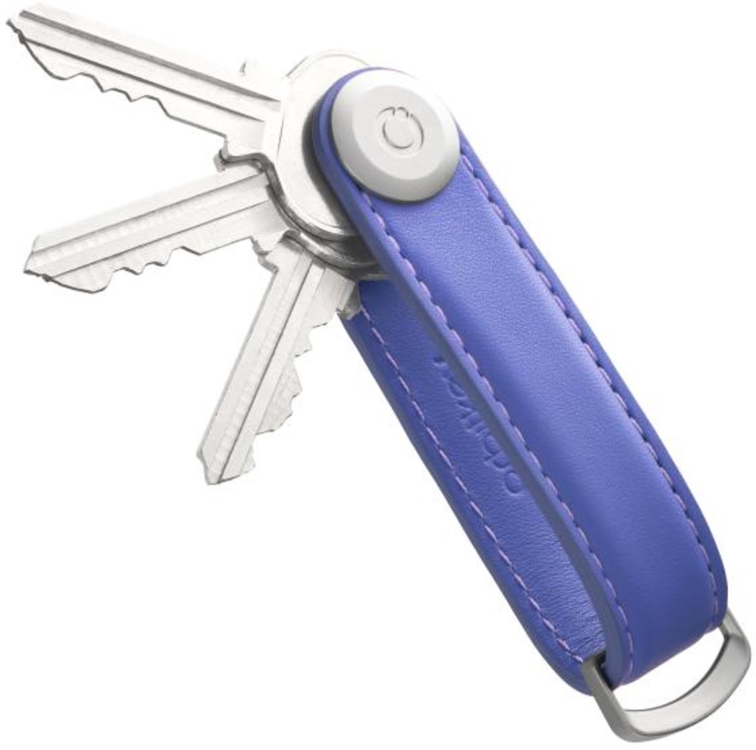 Orbitkey Sleutelhouder Key Organiser Leder Paars Very Peri