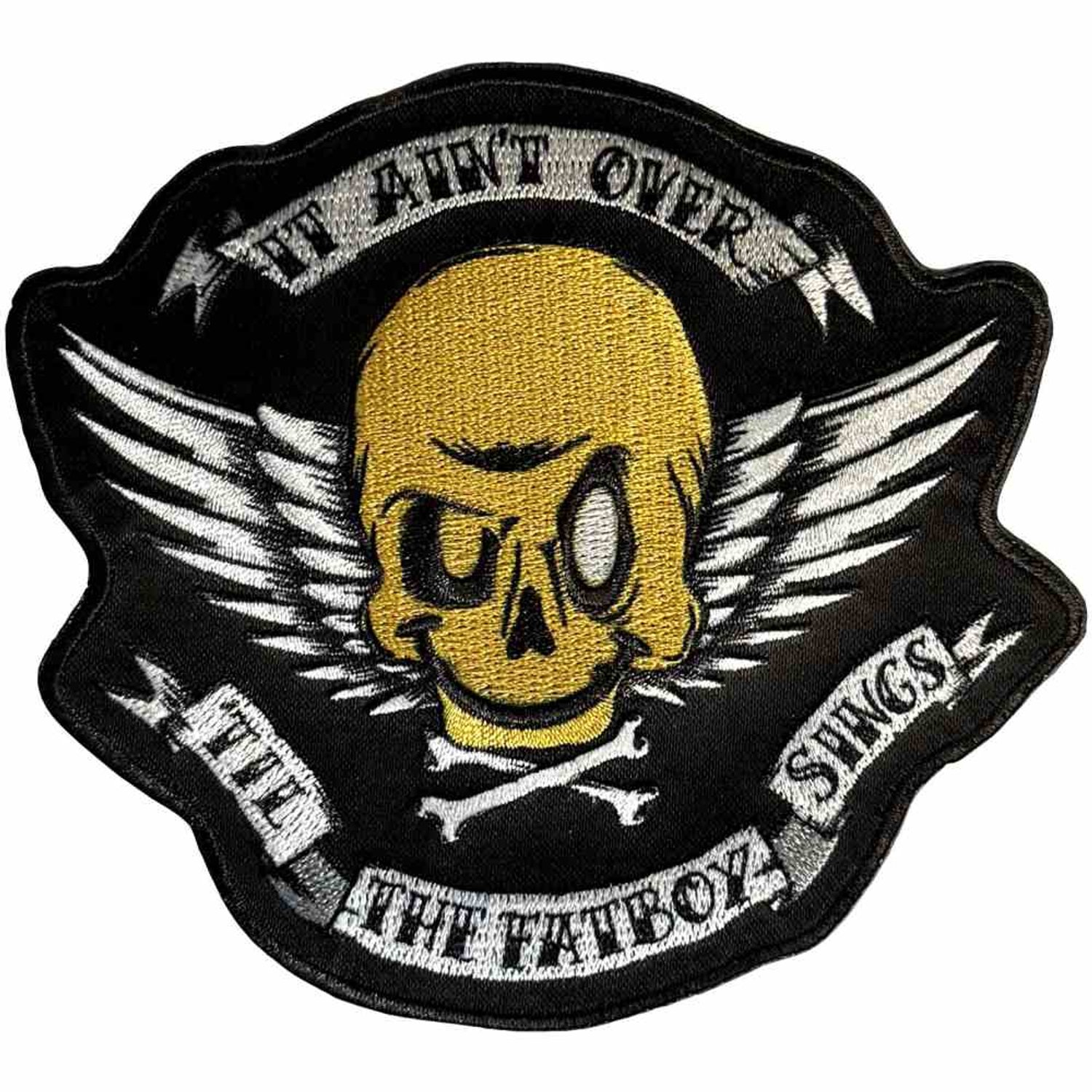 Fatboy Slim - Skull Patch - Zwart