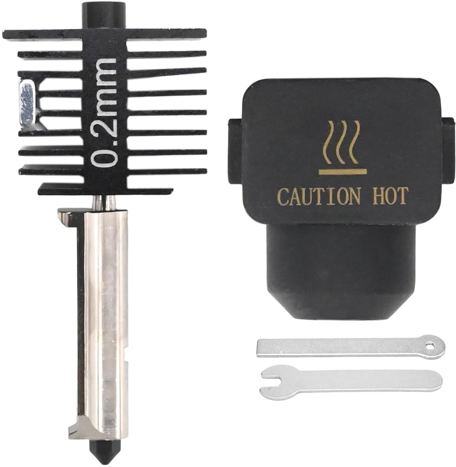 0.3mm Hot-End Kit Vervangingsset voor Bambu Lab A1/A1 Mini, 3D Printer Onderdelen, Verbeterde Detailresolutie voor Modellen