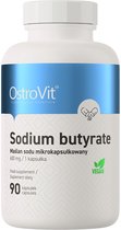 Supplementen - Sodium Butyrate - Natriumbutyraat - Vegan - 90 Capsules - Ostrovit