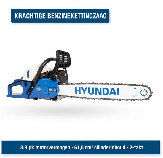 Hyundai CS6220G Benzine Kettingzaag 61,5 cc – 50 cm – 3,9 pk — afbeelding 2