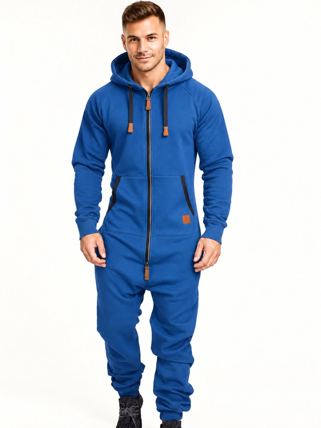 Blauwe Onesie - Huispak - Onesie mannen - Onesie Vrouwen - Maat XXL