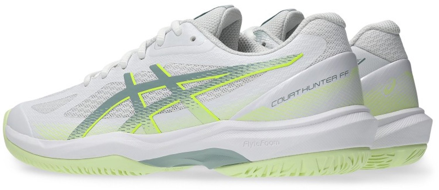 ASICS COURT HUNTER FF W - Sportschoenen - Wit Geel - Maat 39 1/2