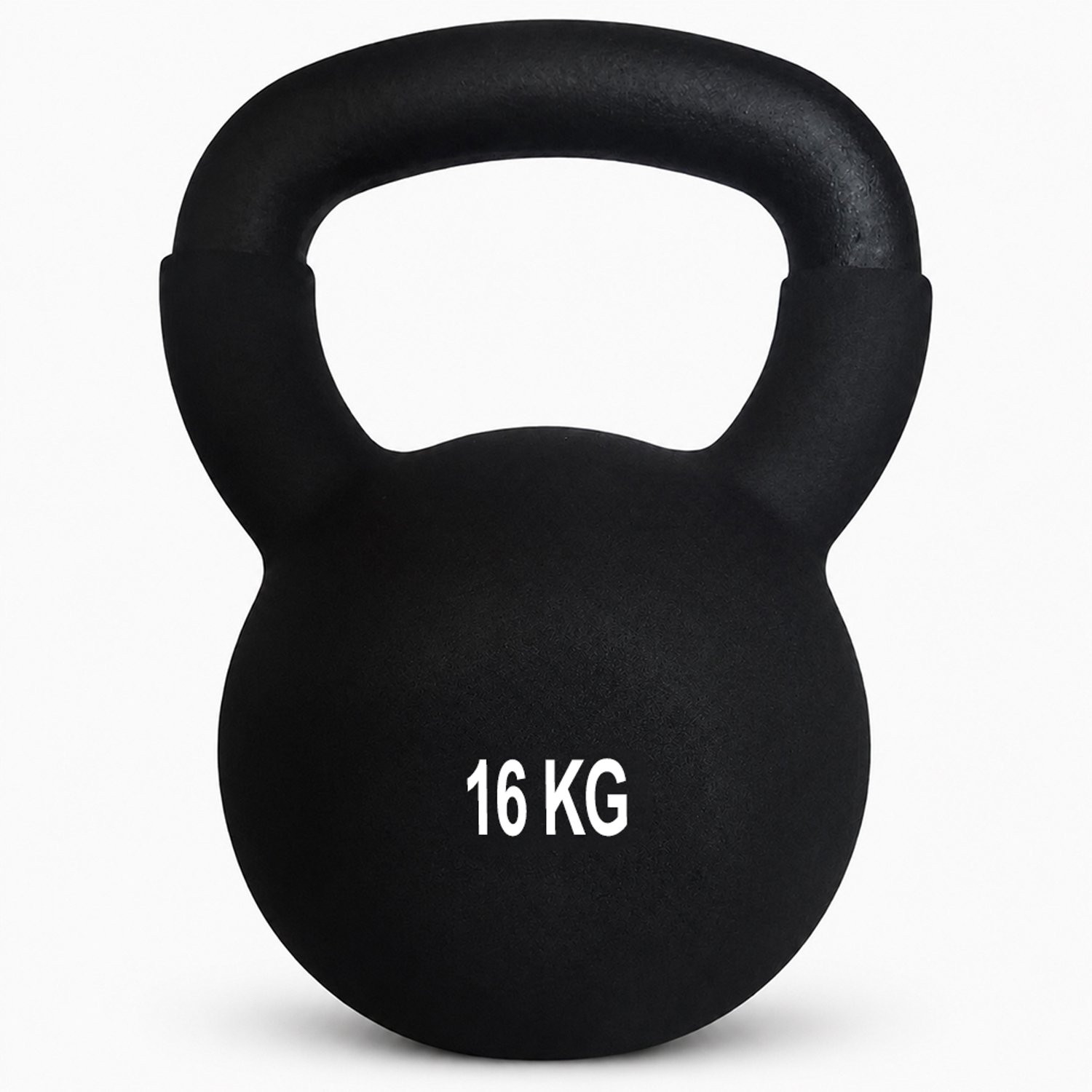 Prival Kettlebell 16 kg – Gietijzeren Kettlebell – Fitness Gewicht – Krachttraining, CrossFit & Home Gym – Zwart
