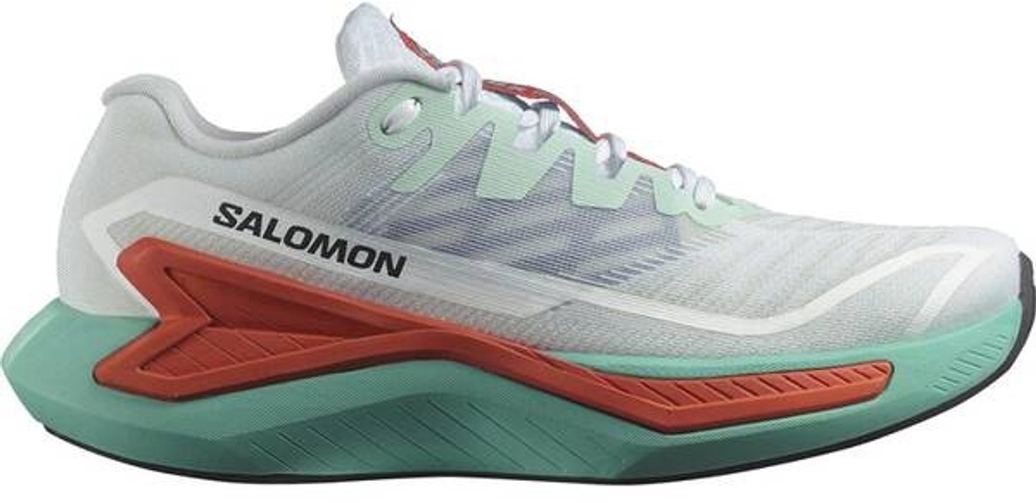 Salomon DRX BLISS 2 W - Hardloopschoenen - Wit/Elektrisch Groen/Kersentomaat - Maat 37