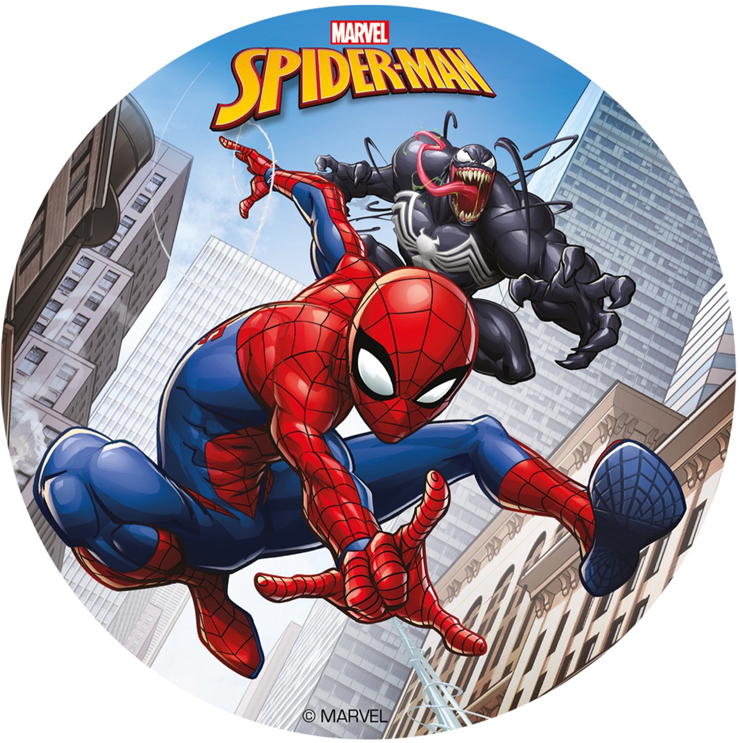DEKORA - Spiderman ouwel schijf 15,5 cm