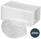 Savomec® 5x50 Mondkapjes Wit - 3-laags mondmaskers met 90-95% beschermingsgraad