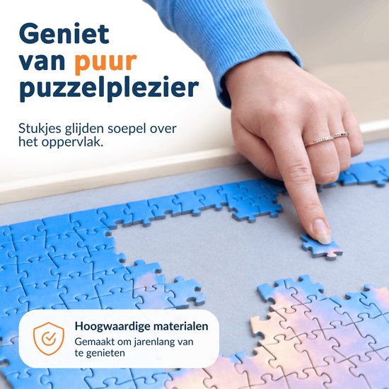 PuzzlePro Puzzeltafel met 4 Lades - 360° Draaibaar + Lock - Verstelbaar Puzzelbord - 1500 stukjes - 90x60cm - Puzzelmap - Puzzelkoffer - Puzzelmat - Puzzelplaat - Puzzelplank — cadeau in Spellen & Speelgoed - foto 5