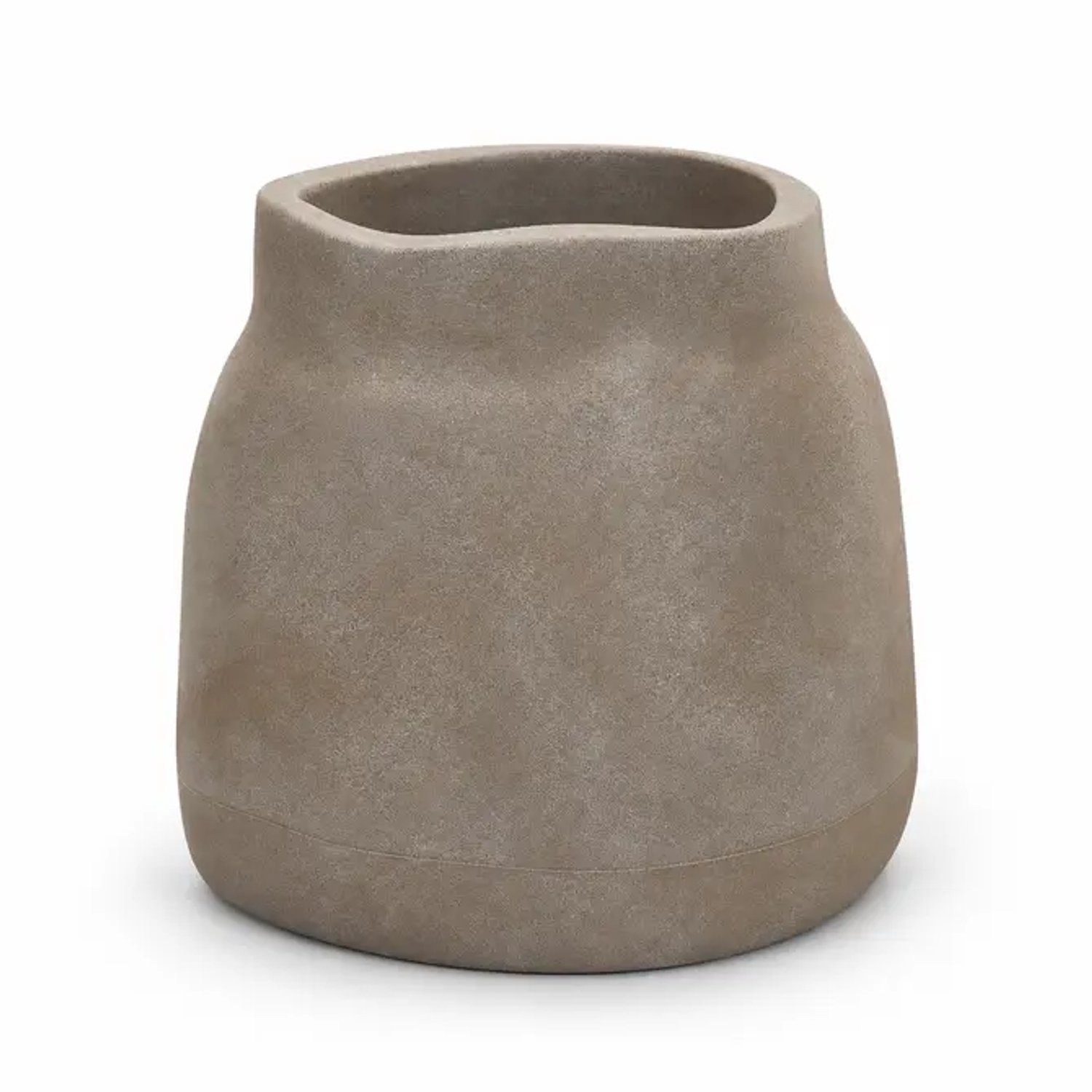 Bloempot Boge 46x46x47cm lichtbruin