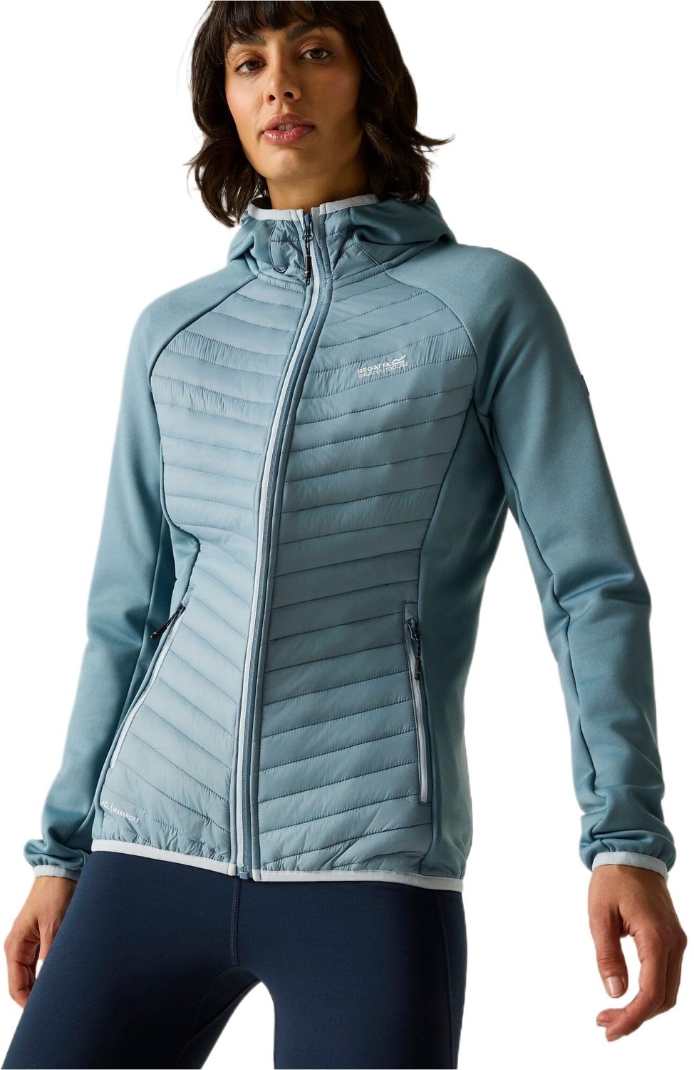 Regatta Andreson Damesjack Hybrid Blauw