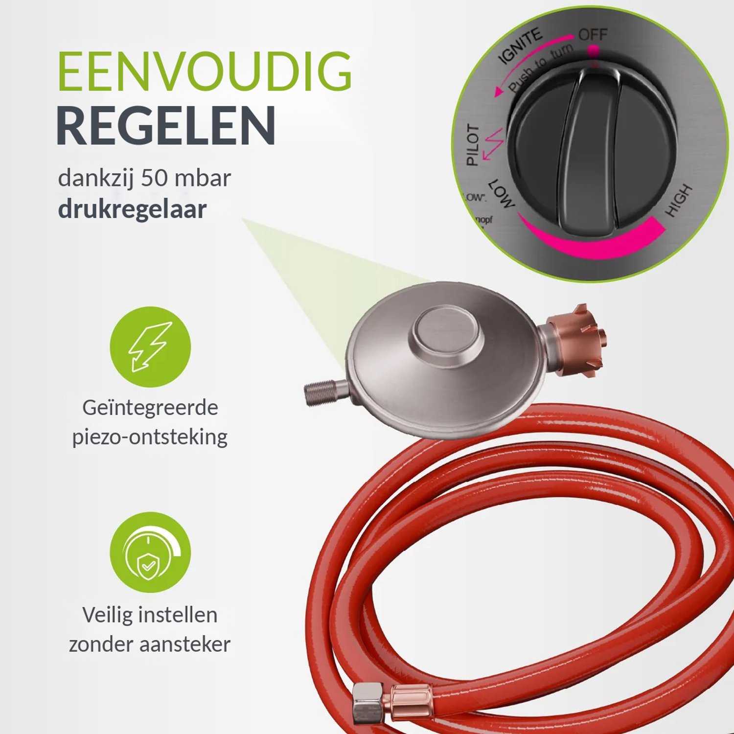 Gaskachel / Terrasverwarmer / Loungeheater Cuna - Verstelbaar - 11 kW - incl. Afdekhoes Terrasverwarmer- terrasheater – foto 6