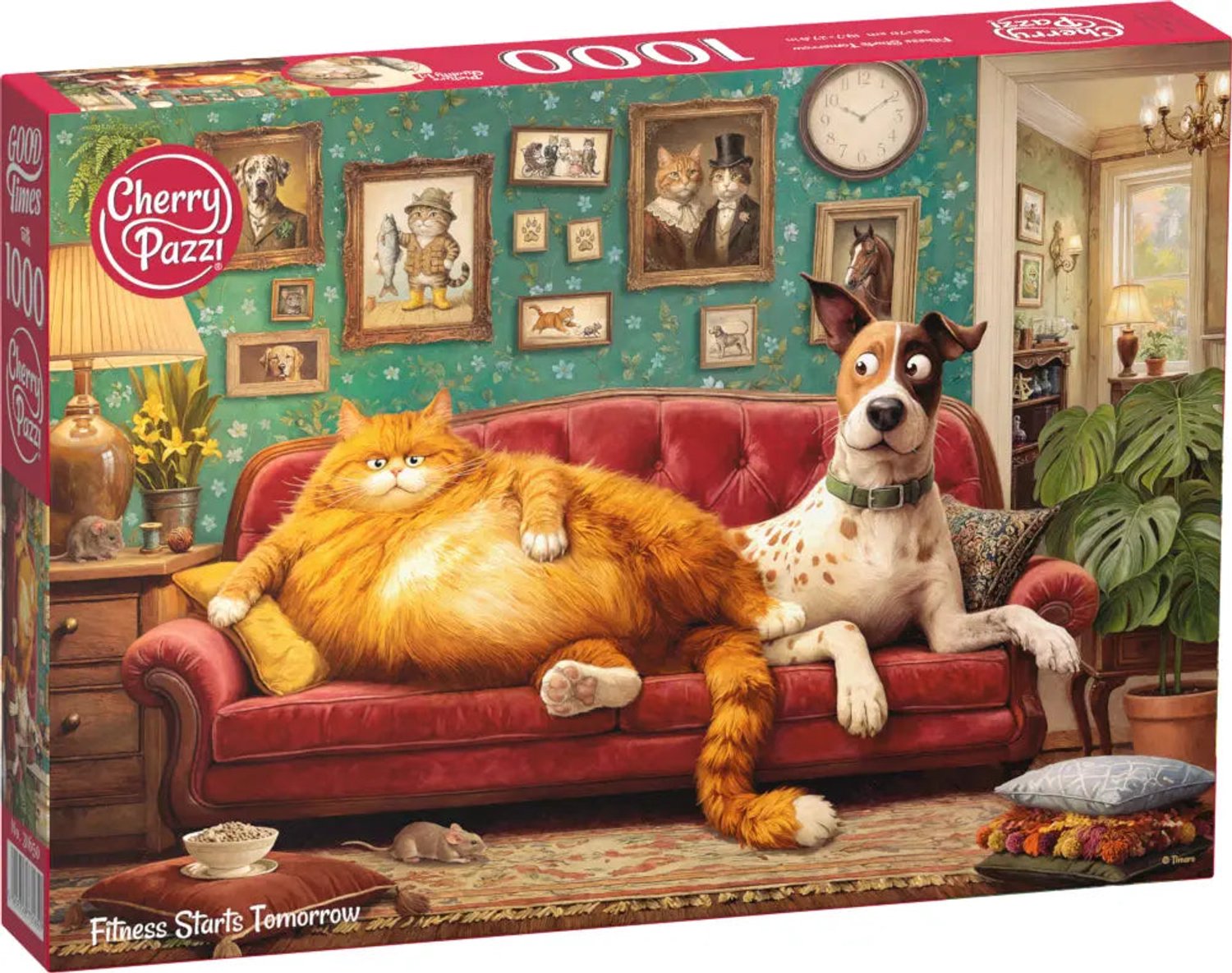 Fitness Starts Tomorrow Puzzel 1000 Stukjes
