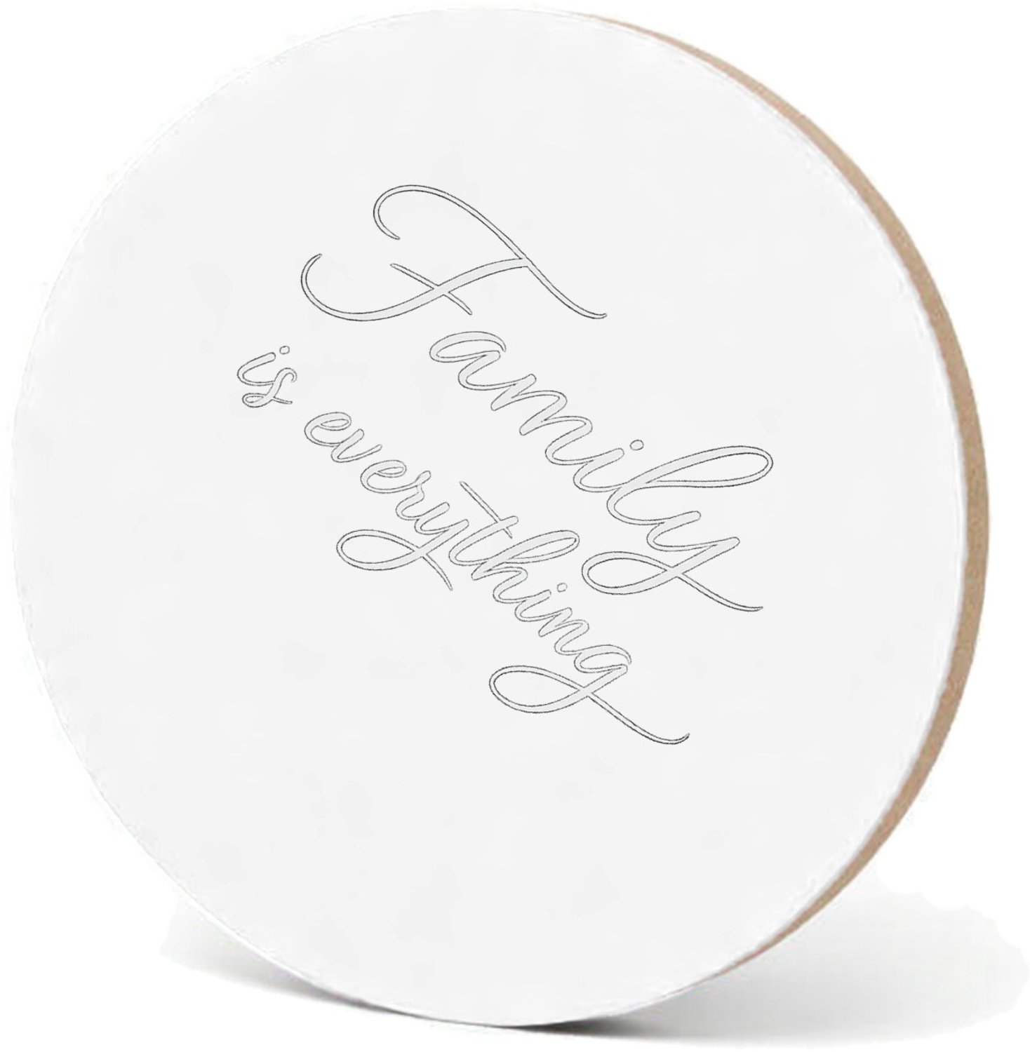 Mr Cadeautjes MDF fotolijst - design Persoonlijke liefdevolle titel in een rustige, minimalistisc | cadeau Wit