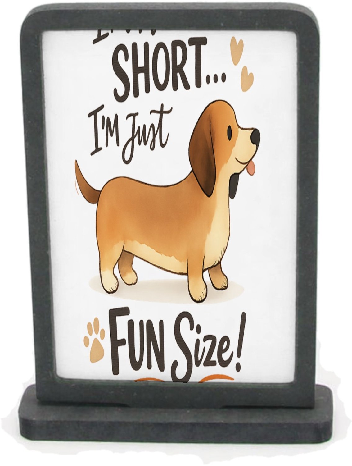 Mr Cadeautjes Houten fotolijst rechthoek met MDF inleg - design Een vrolijke dieren-quote met een andere huisdierliefde, opg | cadeau Wit