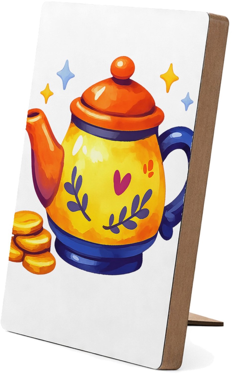 Mr Cadeautjes Glasframe/MDF 12,7 x 17,8 - design Motiverende spaarprint met een frisse ochtendlook en een kle | cadeau Wit