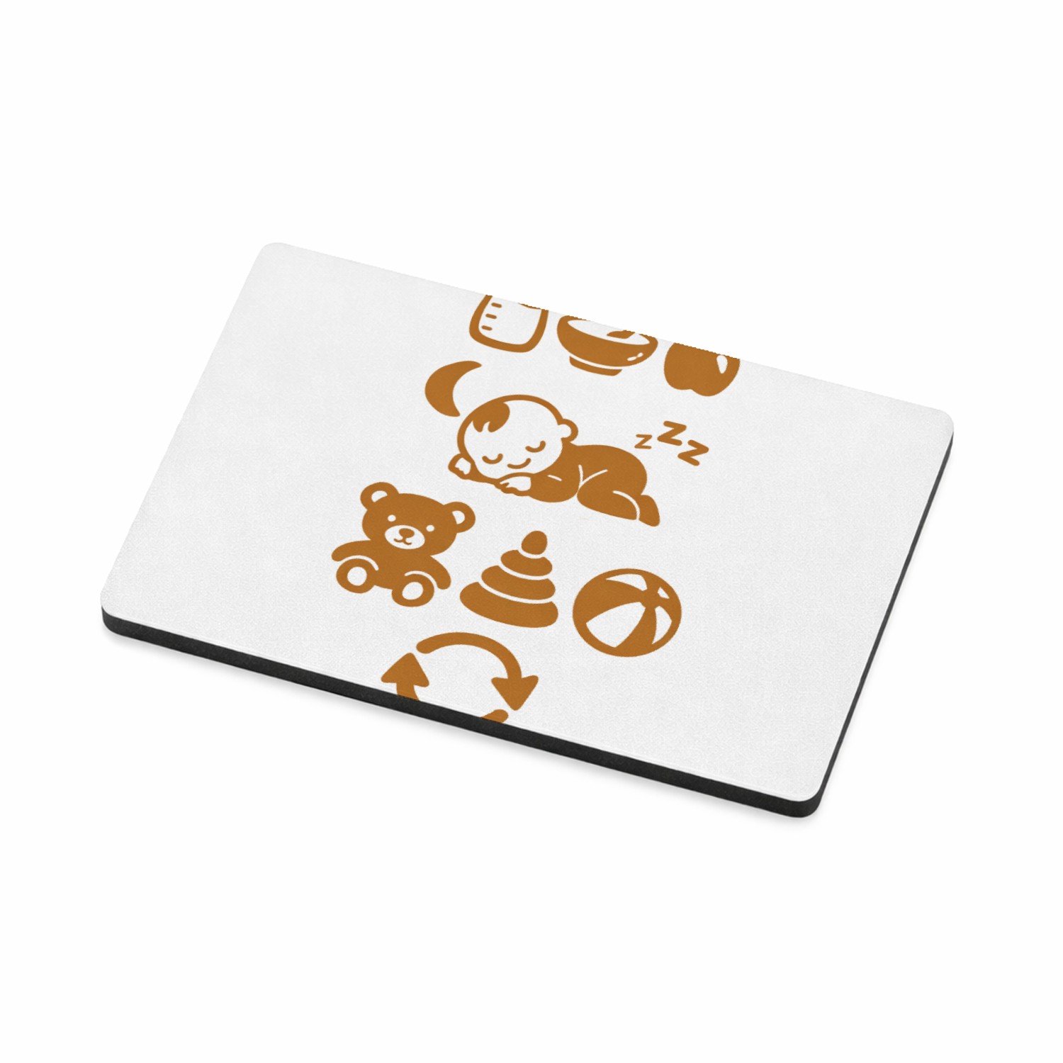 Mr Cadeautjes MDF magnetische fotolijst 7,5 x 5 - design Een vergelijkbare ritmegrap met een andere dagindeling en ee | cadeau Wit