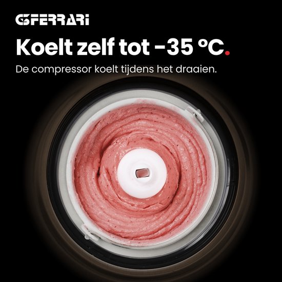 G3 Ferrari Cremosa Compressie-ijsmachine 1,5 l Roestvrijstaal 150 W van G3 Ferrari — afbeelding 4