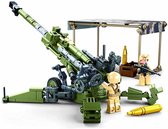 Sluban Army ModelBricks M777S Houwitser bouwspeelgoed - Constructiespeelgoed modelbouw - bouwdoos met 258 bouwstenen - M38-B0890 vanaf 10 jaar