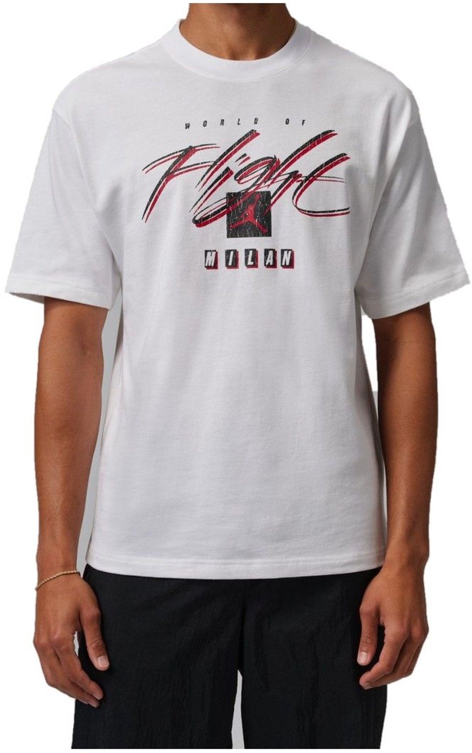 Nike M J Miln Wof Dest 85 Ss Crw IM3859-100 T-shirt heren S Wit