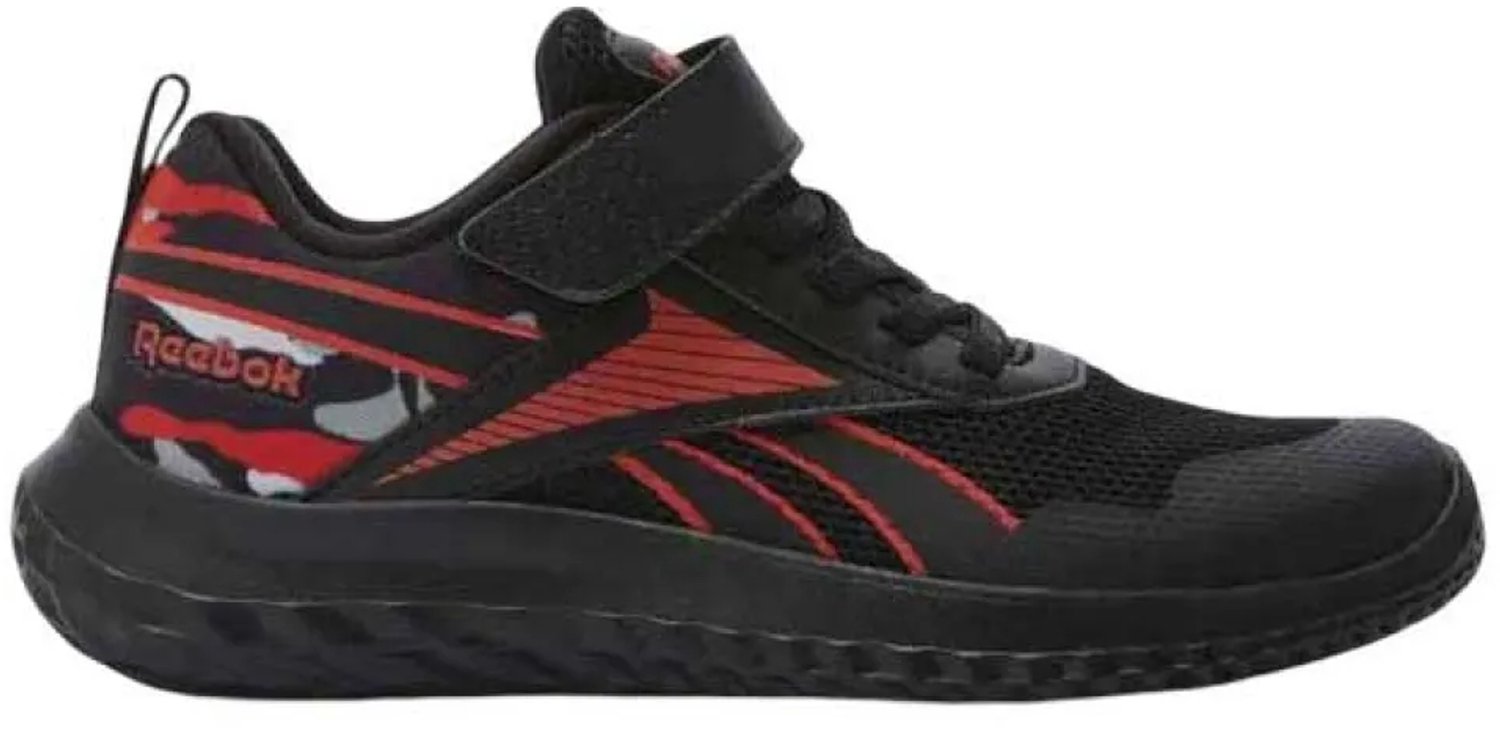Reebok Rush Runner 5 Elastic Lace & Top Strap Gymnastikskor För Barn Kinderen Zwart