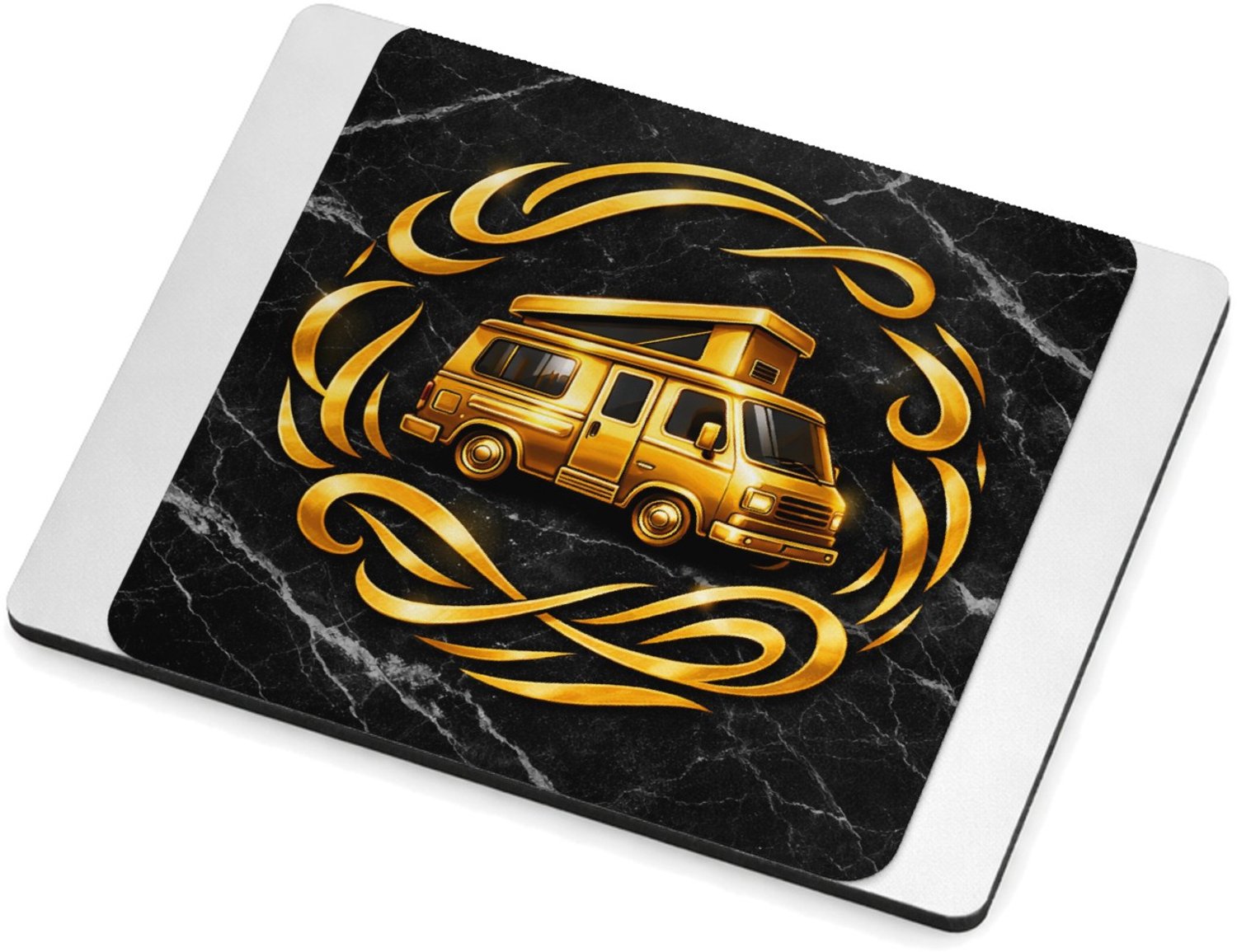 Mr Cadeautjes MDF magnetische fotolijst 9 x 7 - design Een speelse motivatieprint met een donkere achtergrond en ee | cadeau Wit