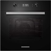 Heinner HBO-M709GCDRC-GBK Inbouw Oven 60 cm – Elektrisch – 70 L – Energieklasse A – Grill – 9 Functies – Touchdisplay – Kinderslot – Zwart Glas – 5 Jaar Garantie
