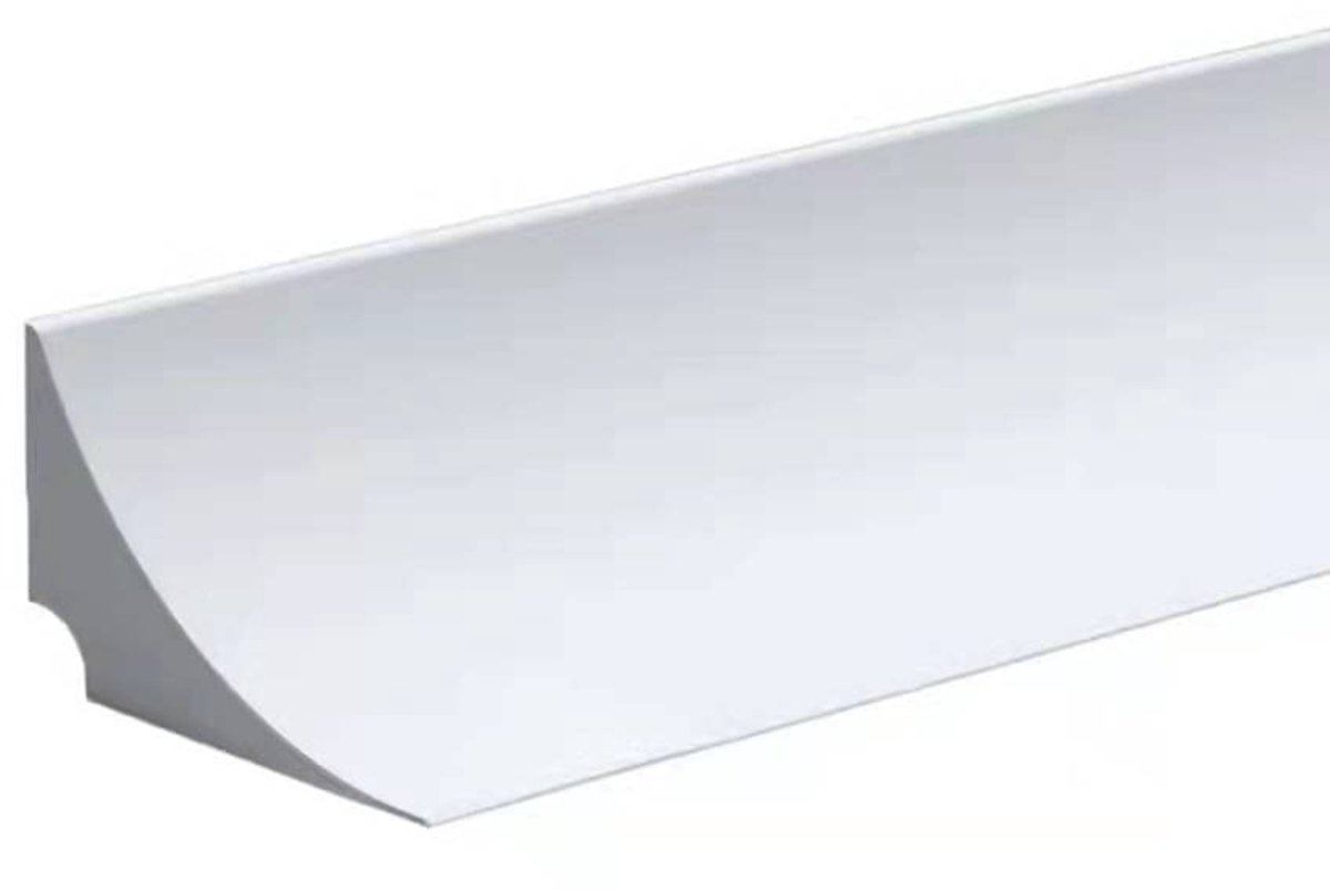 Siliconen Douche Drempel Waterafscheiding,Zelfklevend Waterruimte Badkamer Vloerafscheiding,Afdichtingstrip,Kalkwaterafhoudstrip Voor Douchedeur,Een Zelfklevende Achterkant,Wit(4M,25mmx15)