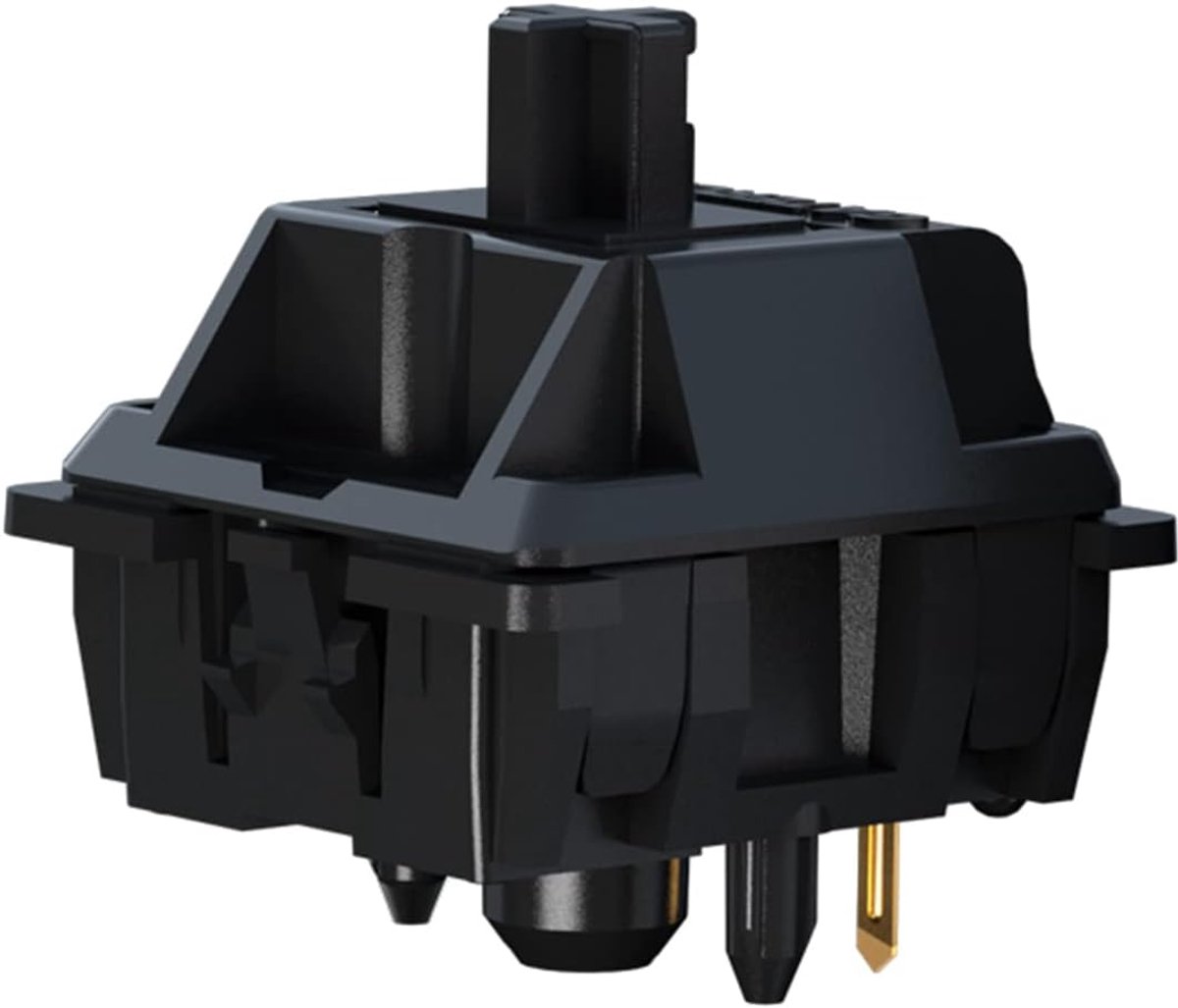 Kutethy Gateron Oil King V2 voorgesmeerde 5-polige lineaire schakelaars voor mechanische toetsenborden (90 stuks, Oil-King)