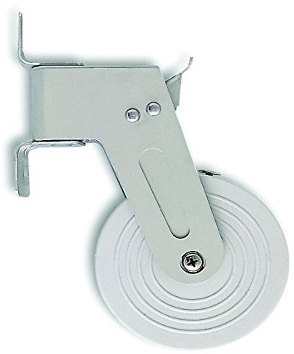 EN0 Draaibare kasthaspel – materiaal: kunststof – voor riem, breedte van 20 – 22 mm – lengte 5 m, wit