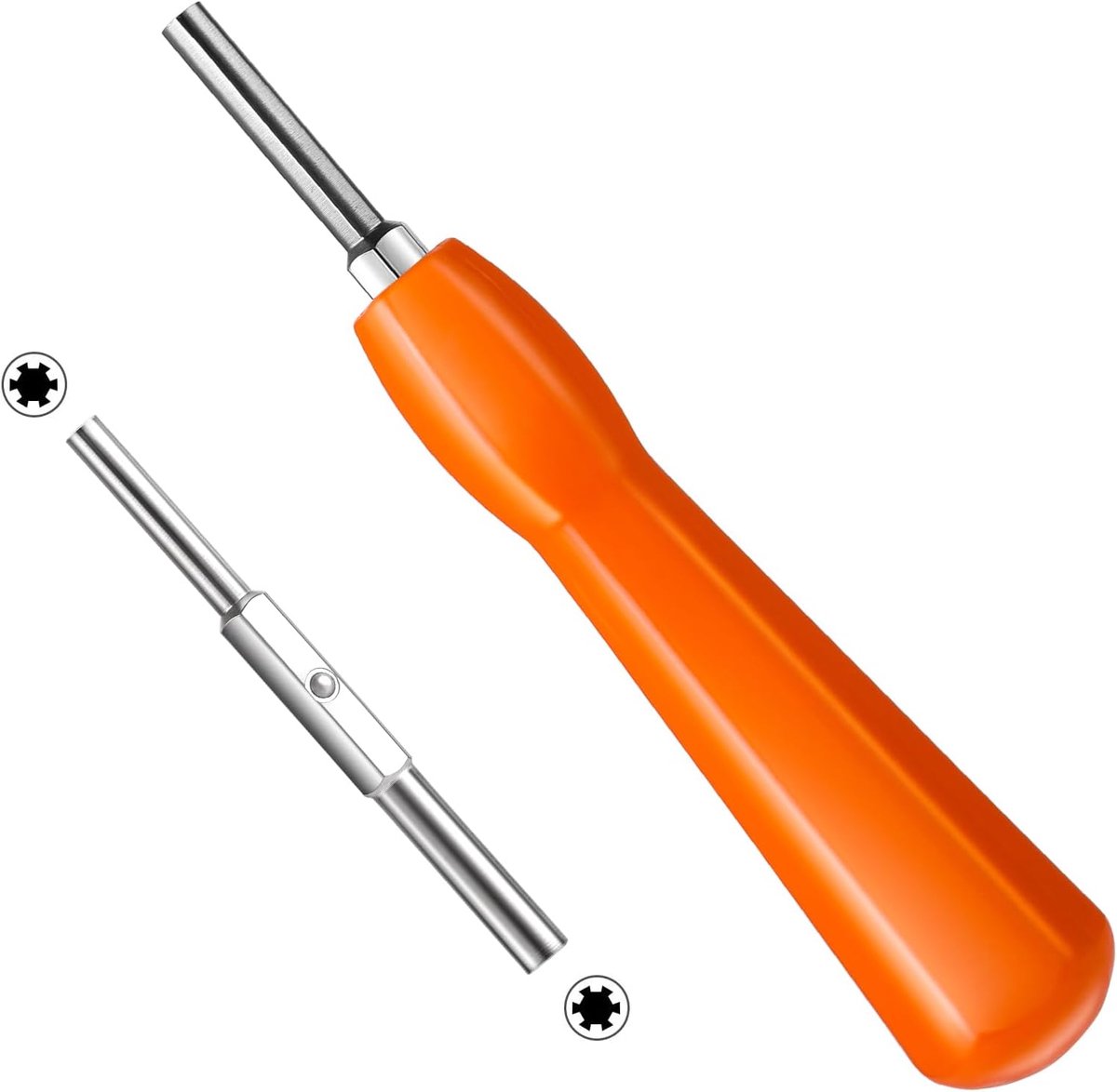 Schroevendraaierset met twee uiteinden, 3,8 mm, 4,5 mm, compatibel met NES,SNES,N64, Gameboy, oranje spelpatronen