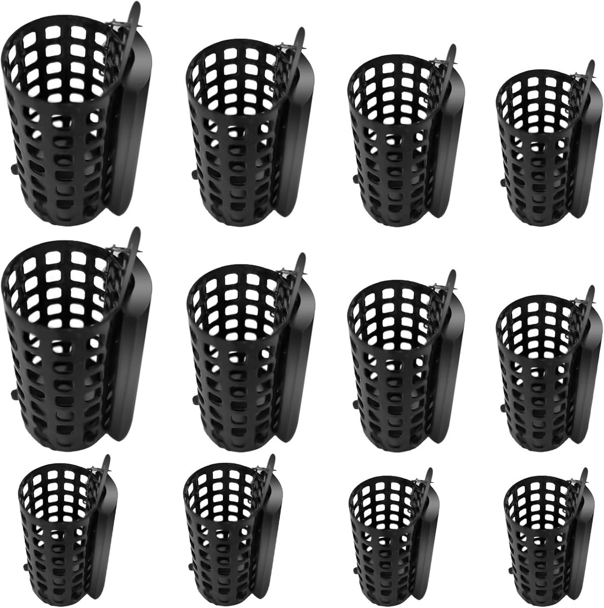 Vissen Feeder: 12 stuks Vissen Metaalkooi Vissen, Voedselmand Feeder, Voedselmand Feeder voor Vissen Metaalkooi, Vissen Feeder Accessoires 10g-60g, Voedselmand Feeder voor Visvijver
