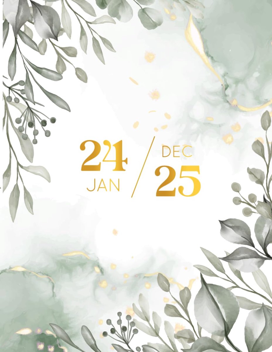 2024-2025 Monthly Planner: Two years from January 2024 to December 2025, 1 Month on 2 Pages. - ShopVlot