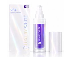 Luxury White V34 Technologie Colour Correcting Serum - Paarse Tandpasta voor Wittere Tanden - Whitening Strips - Tandenbleek Set - 30ml - Tanden Bleken - Cresting 3D Formula - Smile - Logic Whitening