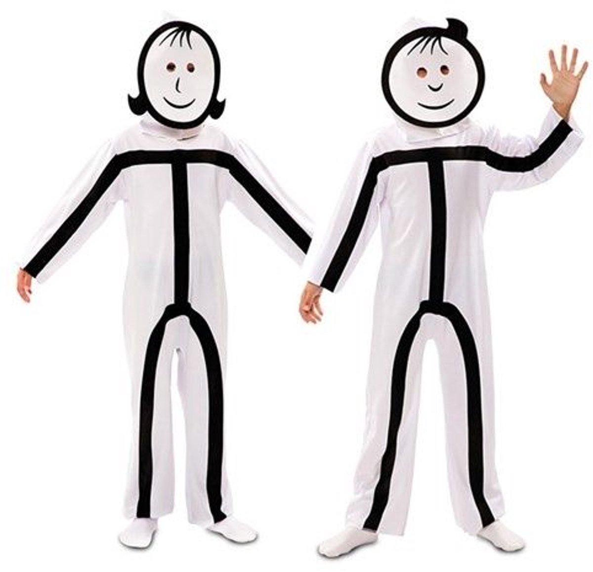 Stickman kostuum kind (galgje)