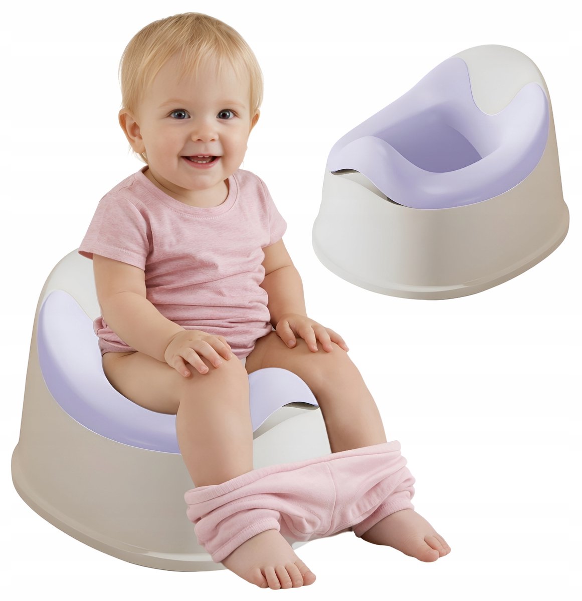 Antislippotje voor kinderen - Veilig en comfortabel - Violet