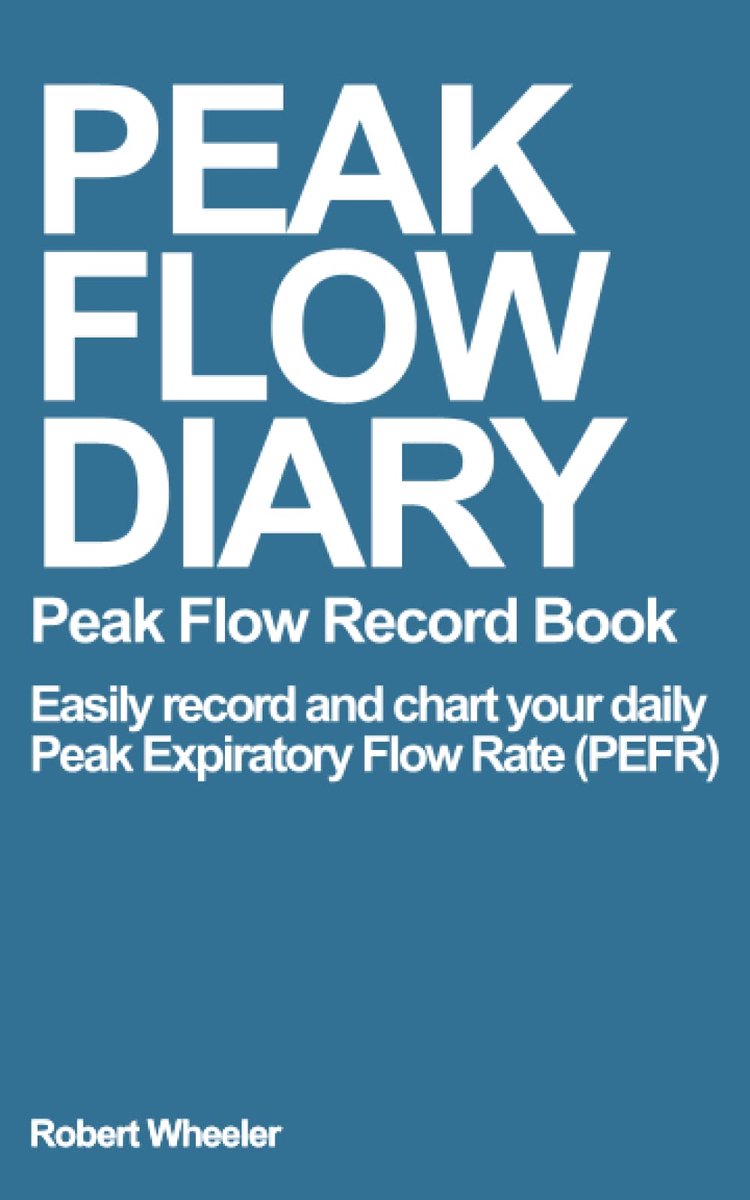 Peak Flow Diary - Asthma Peak Flow Record Book: Easily record and chart your daily Asthma Peak Expiratory Flow Rate - ShopVlot